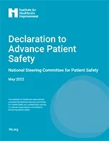 Declaration to Advance Patient Safety COVER thumbnail Declaration to Advance Patient Safety