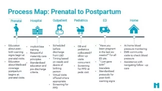 IHI Innovation Team: Process Map: Prenatal to Postpartum